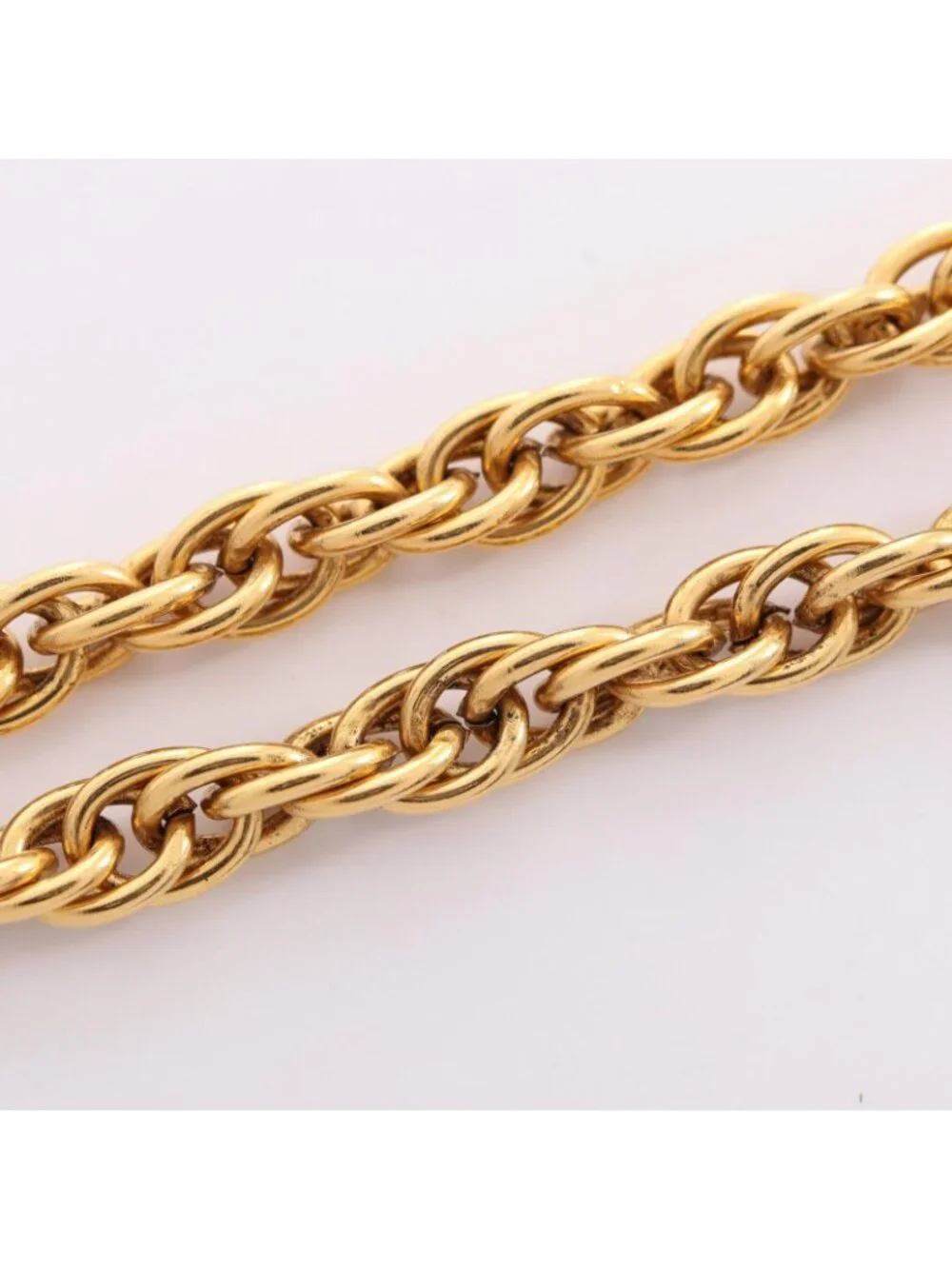 Chanel Necklace CC Logo Long Vintage Coco